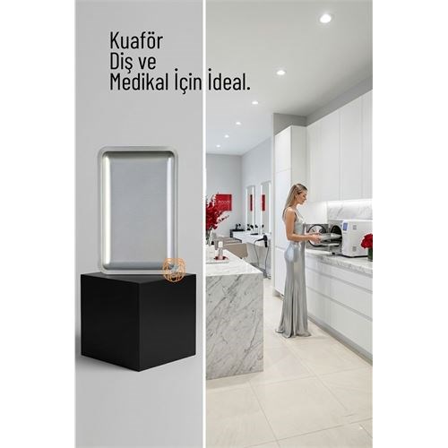 Premium Cerrahi Çelik Sterilizasyon Tepsisi 18x12cm: Paslanmaz Lüks Medikal & Kozmetik Küvet 722718