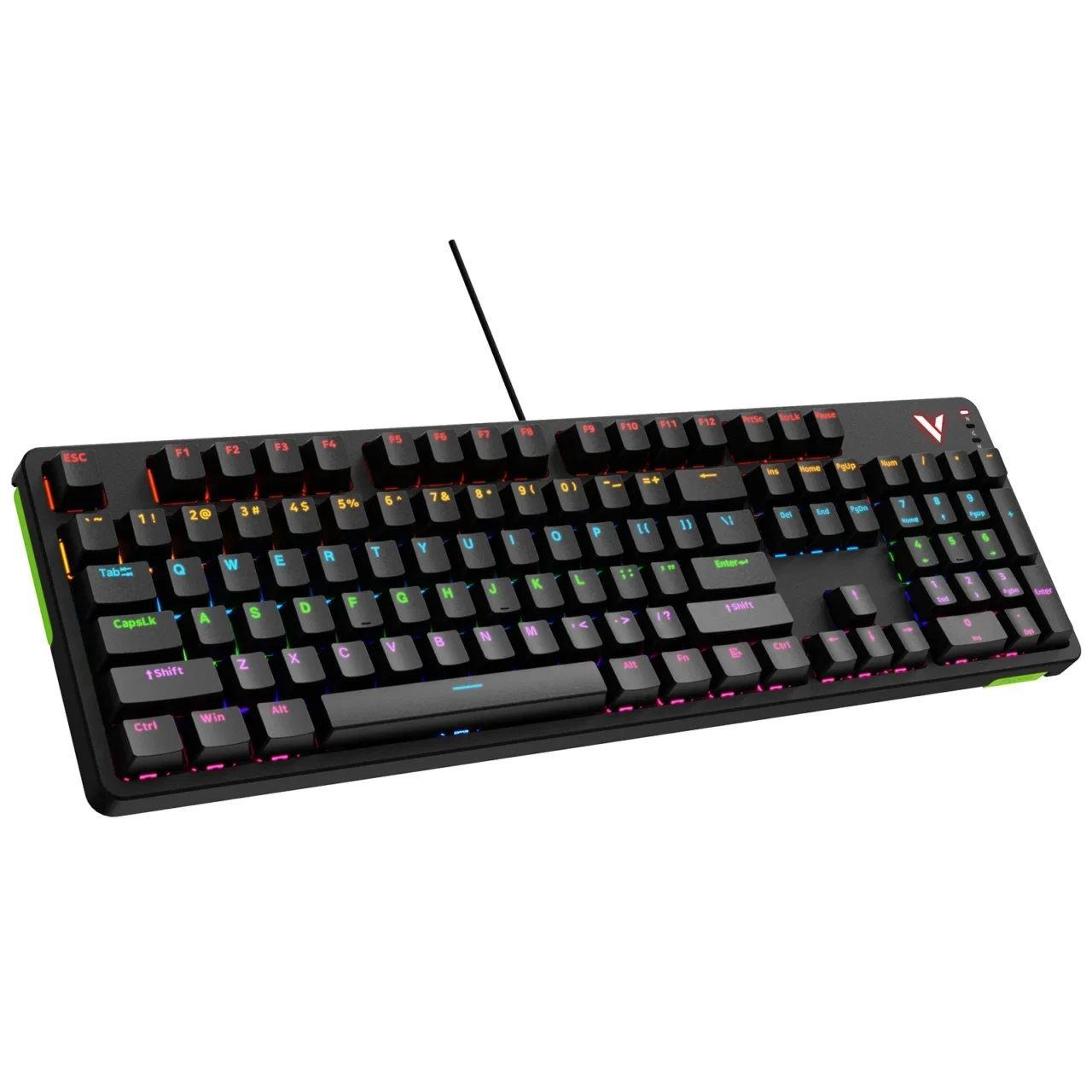 RAPOO V500PRO RGB / Antighosting Mechanical Gaming Keyboard Black 13034