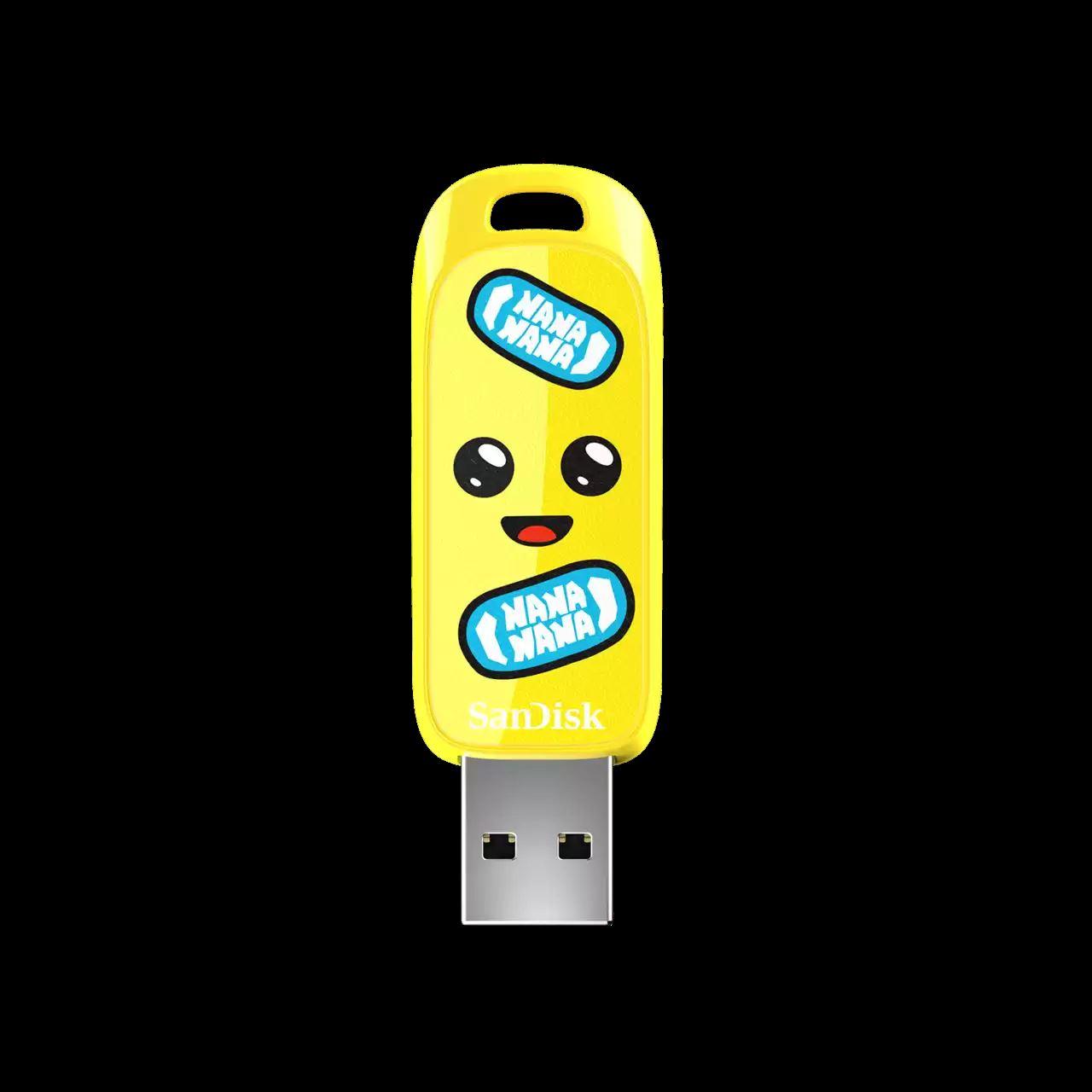 SANDISK 64GB Peely Edition USB Flash Bellek 130MB/s SDCZIF-064G-G46