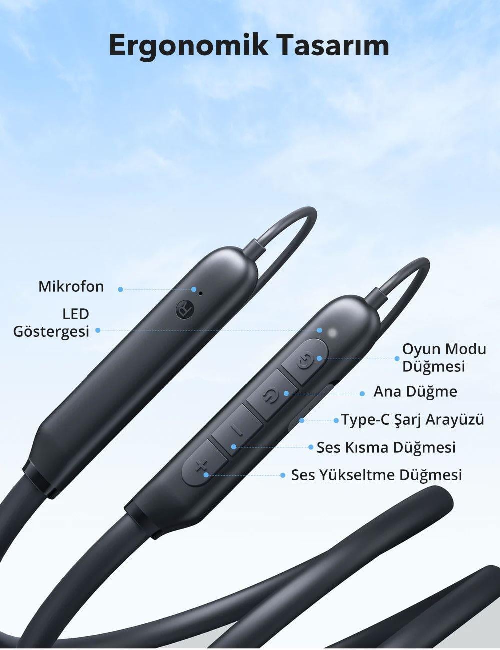 TAOTRONICS Surround-LL Wireless Earbuds Siyah TT-BH115