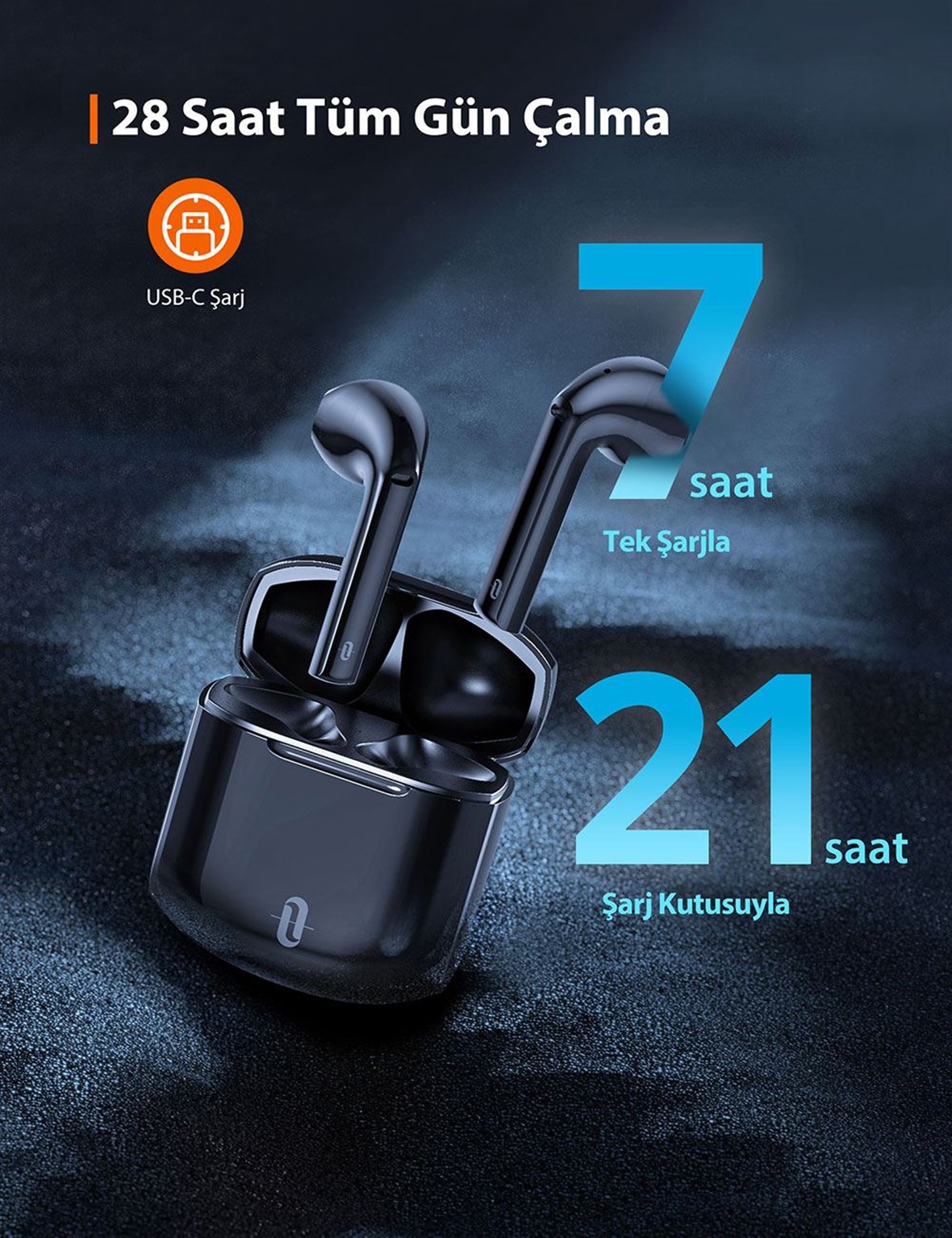 TAOTRONICS TT-BH095 TWS Earbuds Black Global Version TT-BH095