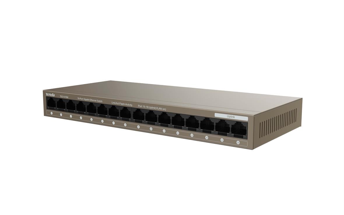 TENDA TEG1016M 16-Port Gigabit Ethernet Switch TEG1016M