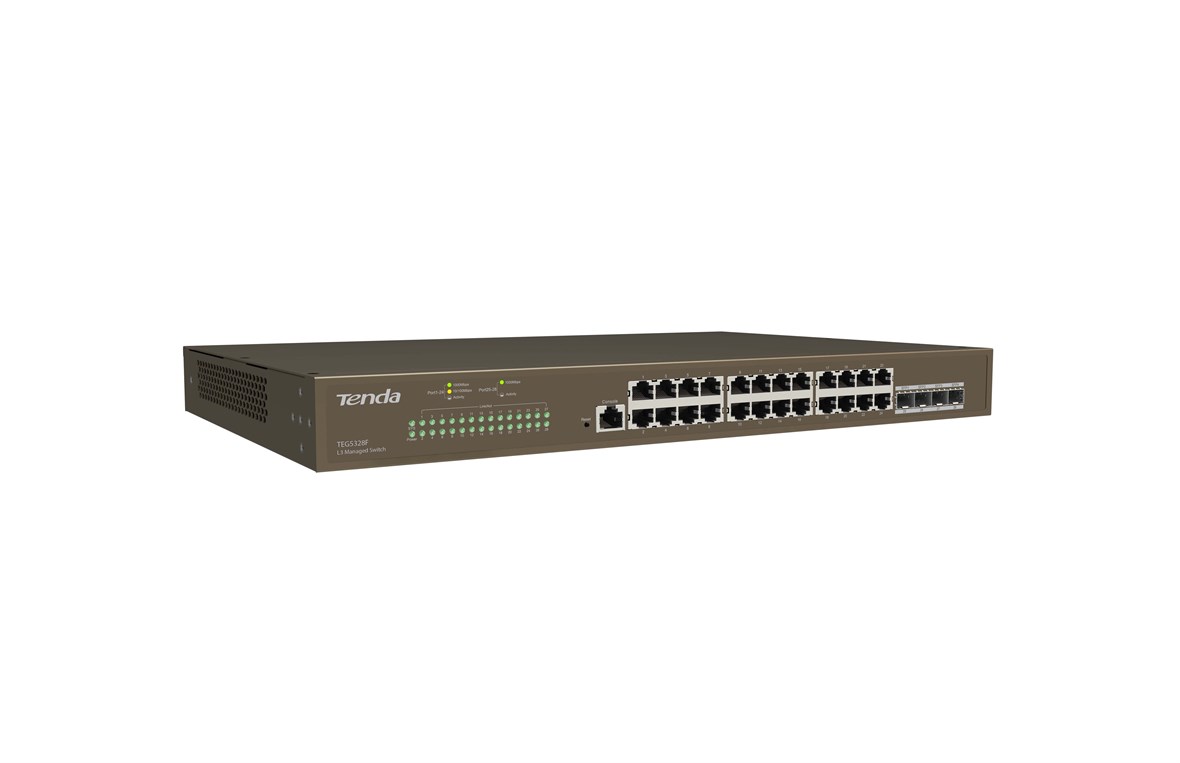TENDA TEG5328F L3 Yönetilebilir Switch TEG5328F