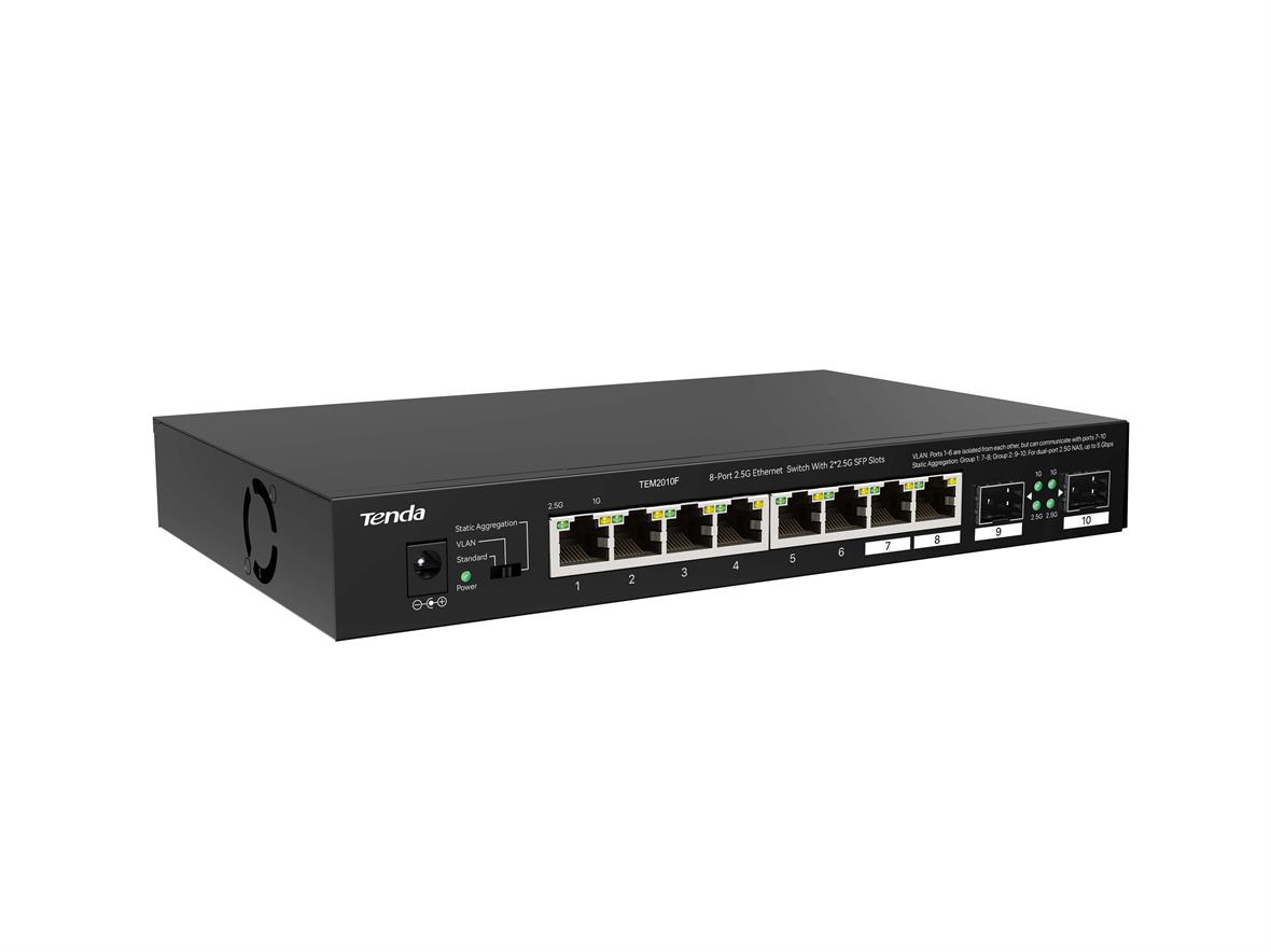 TENDA TEM2010F 8-Port 2.5G Ethernet Switch TEM2010F