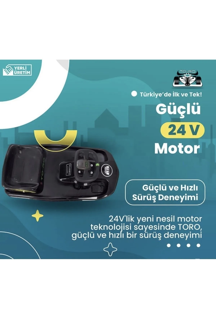 TORO Türkiye De Ilk... Yeni Nesil Teknolojisi Ile Drift Yapabilen 24 Volt Fiber Gövde Akülü Araba