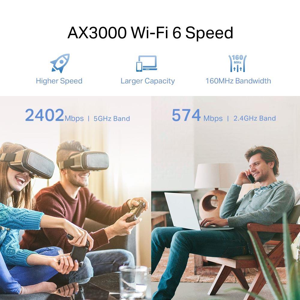 TP-LINK AX3000 Wi-Fi 6 Range Extender RE700X