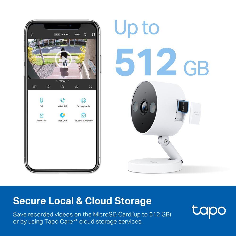 TP-LINK Indoor/Outdoor Home Security Wi-Fi Camera TAPO-C120