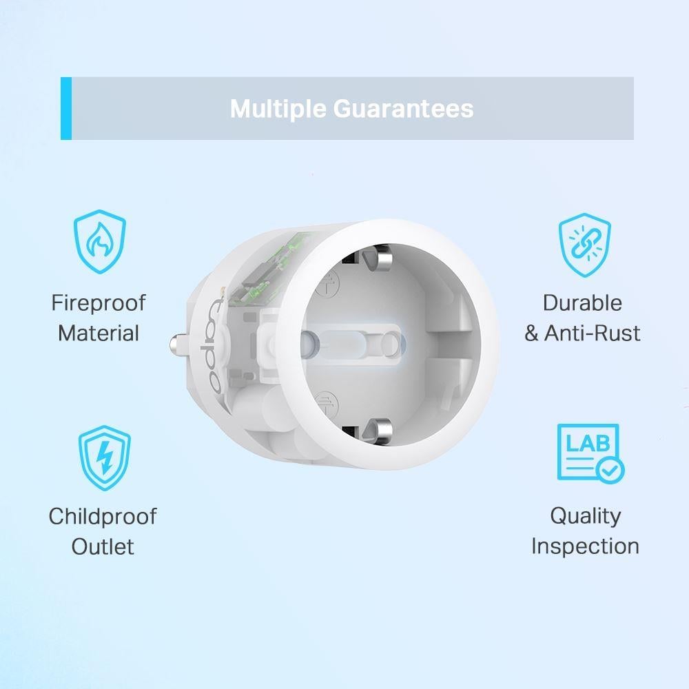 TP-LINK Mini Smart Wi-Fi Plug Energy Monitoring TAPO-P115-1P
