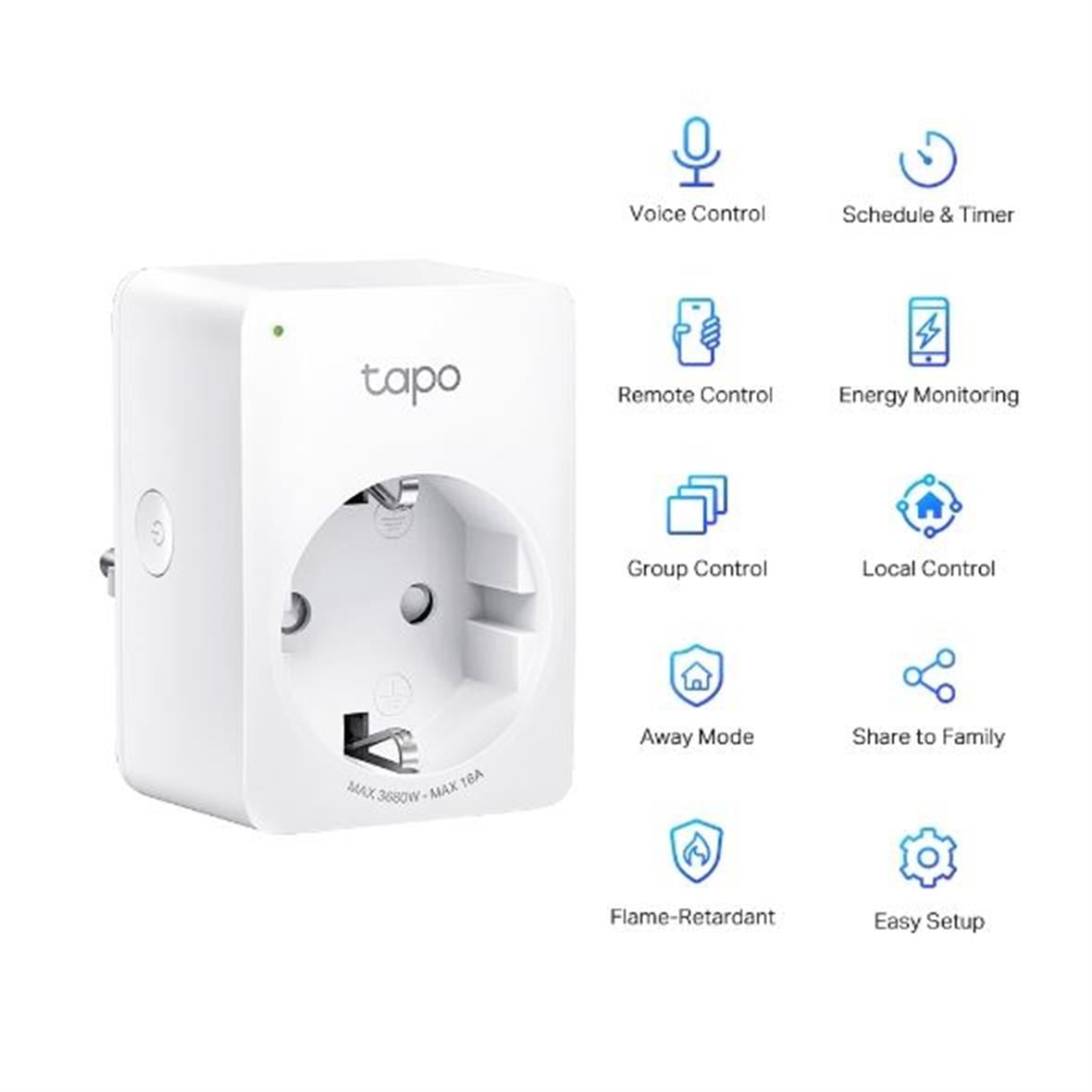 TP-LINK Mini Smart Wi-Fi Socket Energy Monitoring TAPO-P110