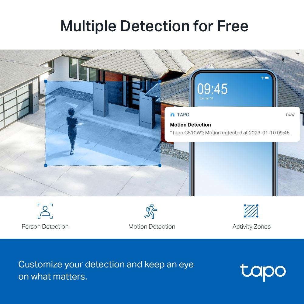 TP-LINK Outdoor Pan/Tilt Security Wi-Fi Camera TAPO-C510W