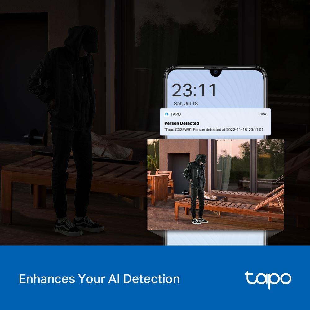 TP-LINK Outdoor Security Wi-Fi Camera TAPO-C325WB
