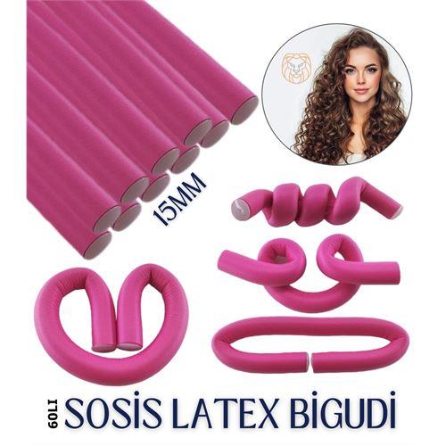 TransForMacion 60 ADET 15 mm Sosis Latex Bigudi