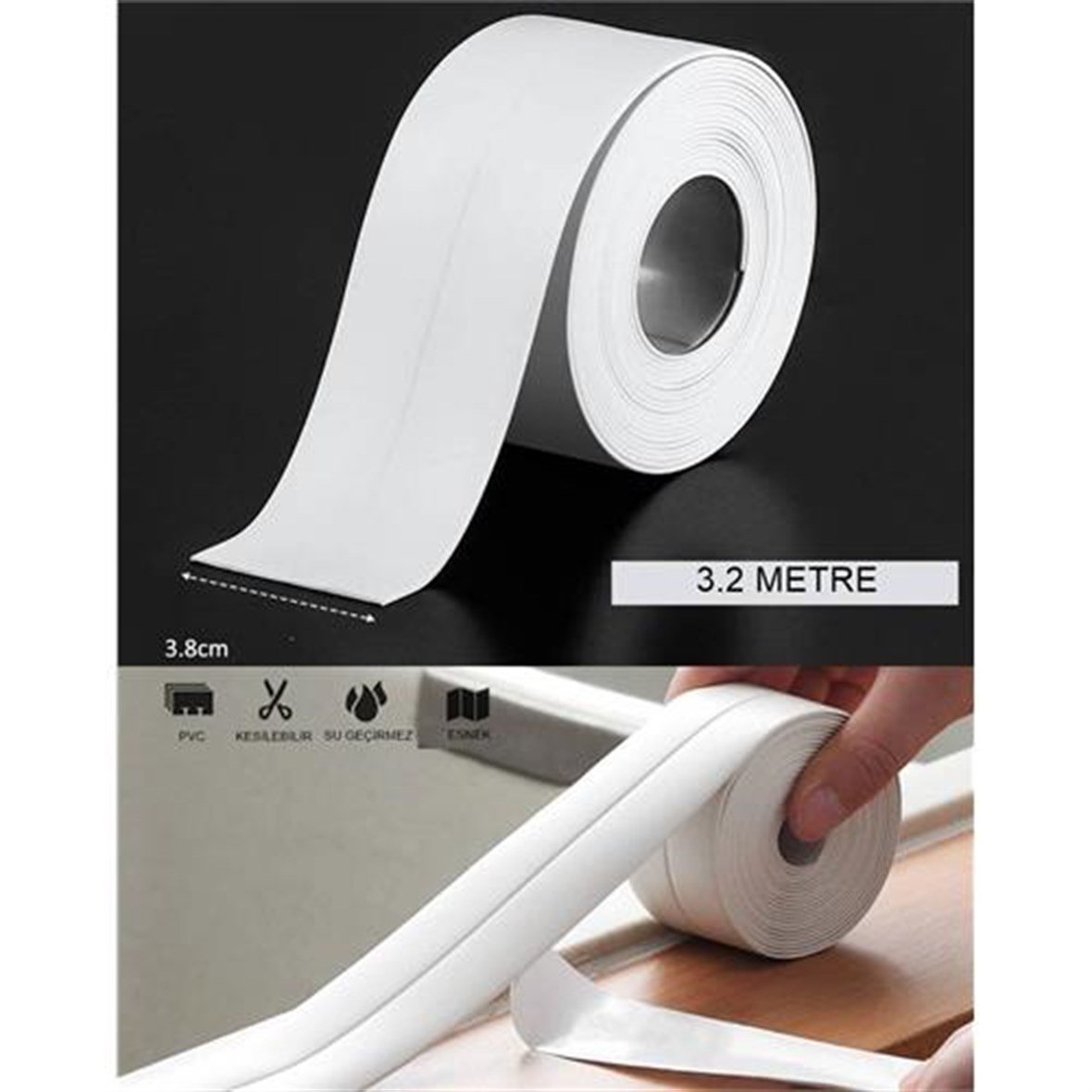 TRANSFORMACION Flexia Su Geçirmez Sonsuz Alanda Kullanım Sızdırmazlık Bandı