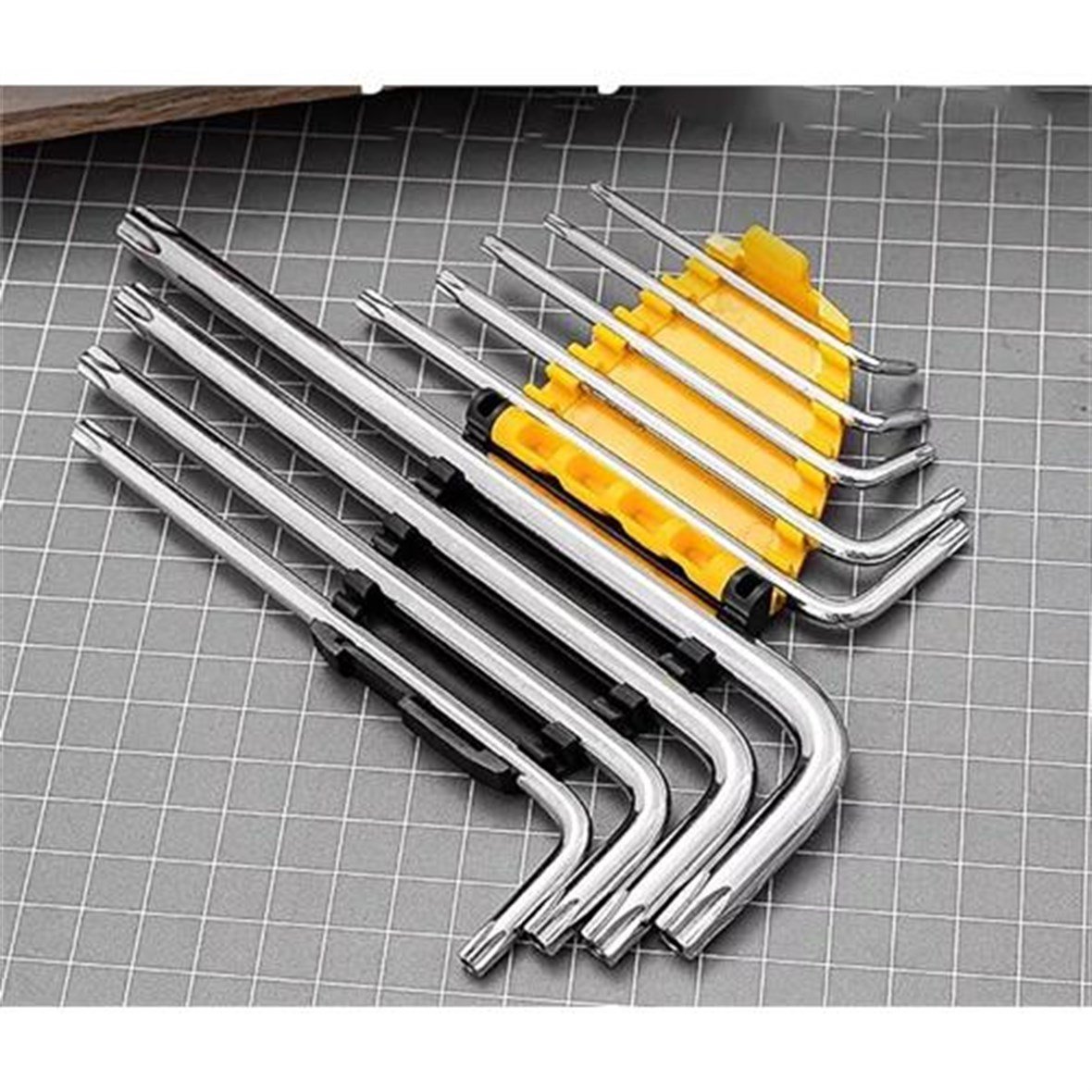 TRANSFORMACION Yıldız Torx Combination 9 Parça Alyan Seti