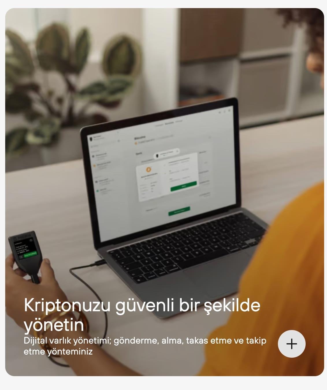 Trezor Model One O5l6ne B6tco6n Kr6pto Para Cüzdanı (Stoktan hemen tesl6m)