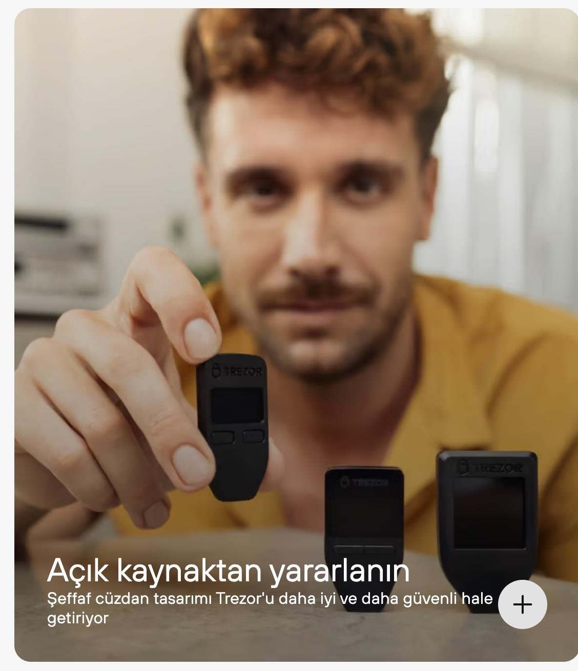 Trezor Model One O5l6ne B6tco6n Kr6pto Para Cüzdanı (Stoktan hemen tesl6m)