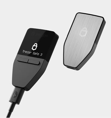 Trezor Model Safe 3 Offline Bitcoin Kripto Para Cüzdanı (Stoktan hemen teslim)