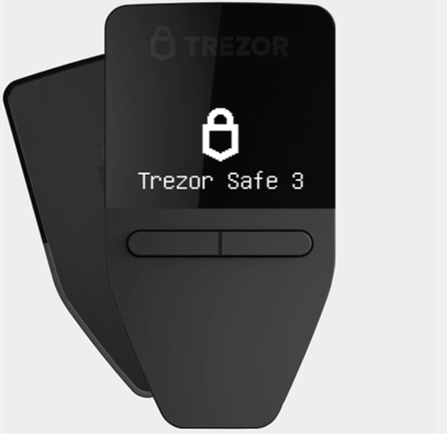 Trezor Model Safe 3 Offline Bitcoin Kripto Para Cüzdanı (Stoktan hemen teslim)