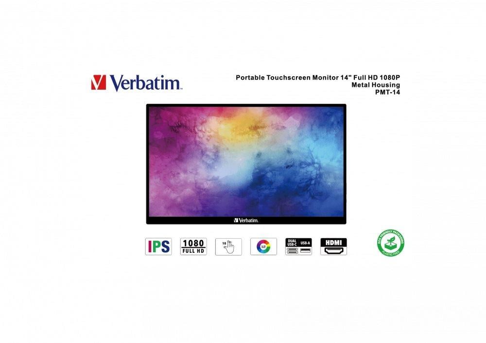VERBATIM PMT-14 Portable Touchscreen Monitor 14
