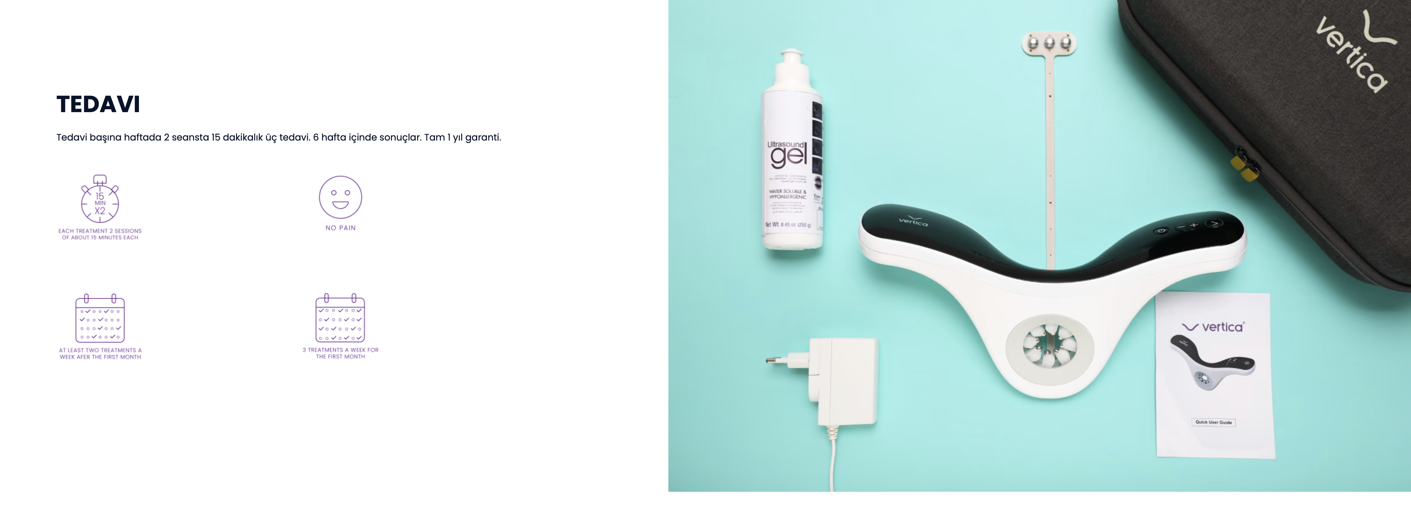 Vertica RF Teknolojili Ereksiyon Geliştirme Erektil disfonksiyon Cihazı