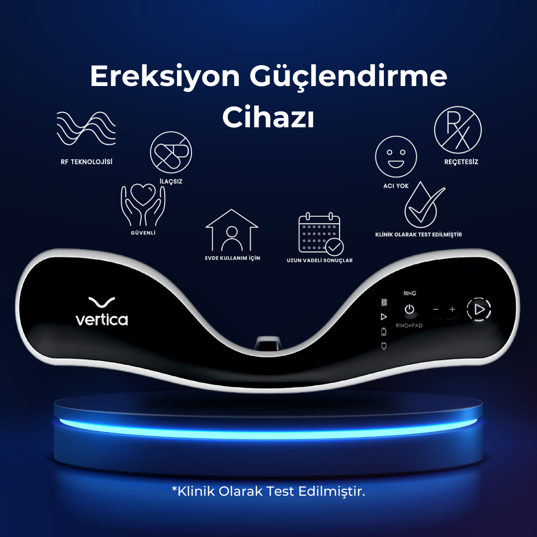 Vertica® RF Teknolojili Ereksiyon Geliştirme Erektil disfonksiyon Radyo Frekans Cihazı 
