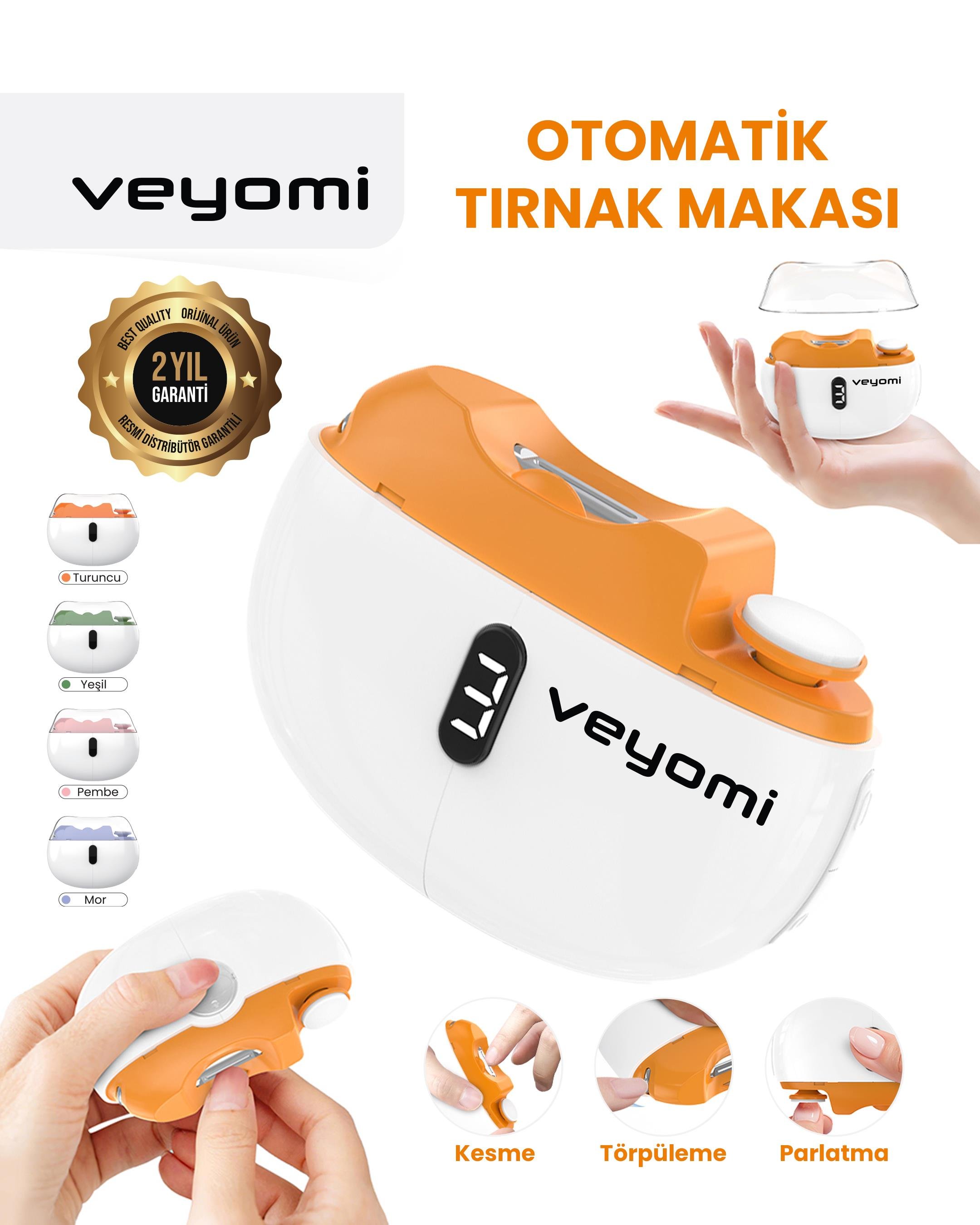 Veyomi W-201D Otomatik Elektrikli Tırnak Makası