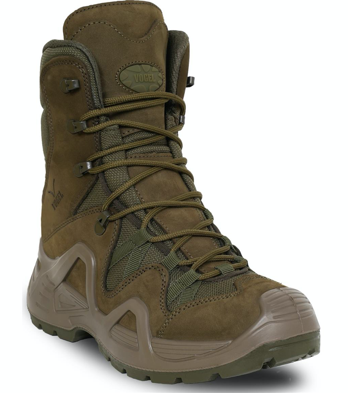 Vogel Tactical M1491 Fermuarlı Haki Renk Askeri Bot