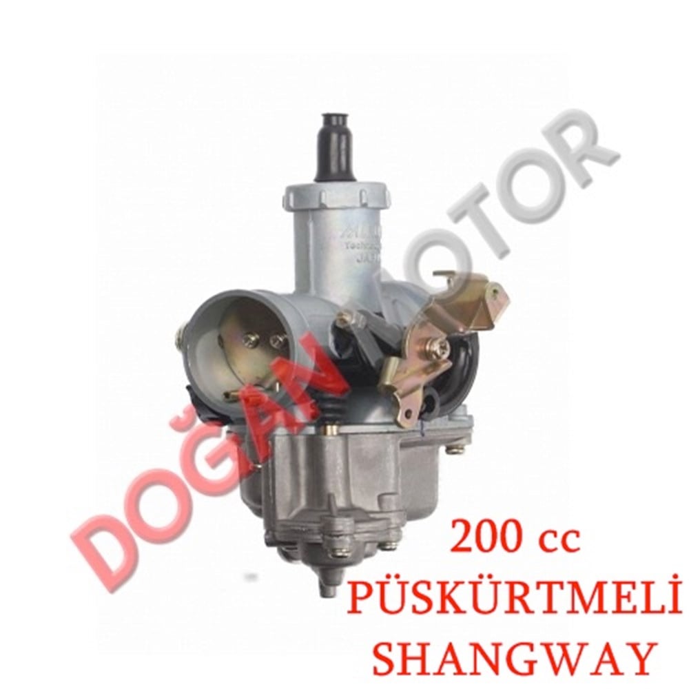 KARBÜRATÖR 200cc CG POMPALI  SHANGWAY  ( PÜSKÜRTMELİ )