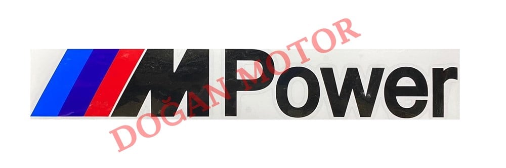 M Power STİCKER SİYAH