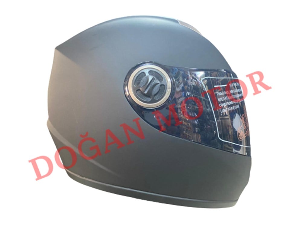 MAT SİYAH KASK SİYAH VİZÖR