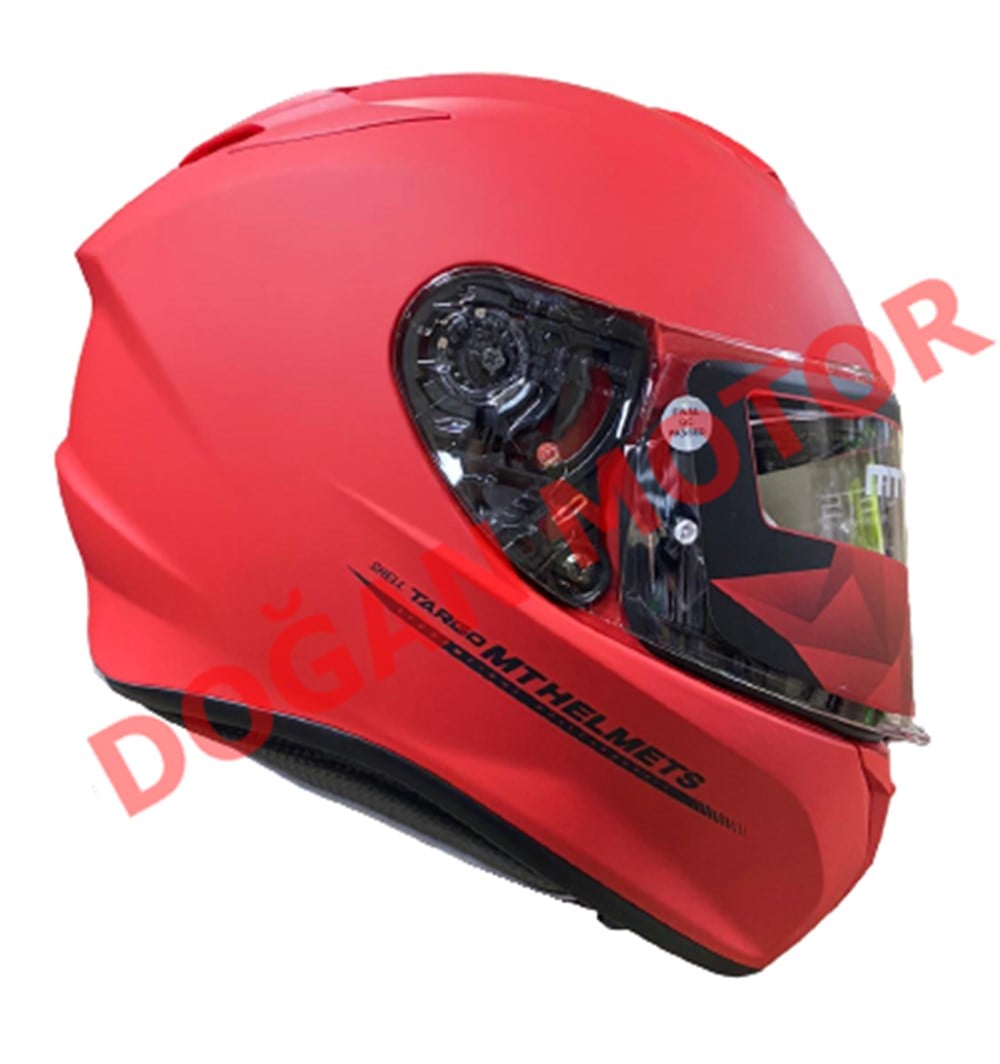 MT SHELL TARGO KASK MAT KIRMIZI