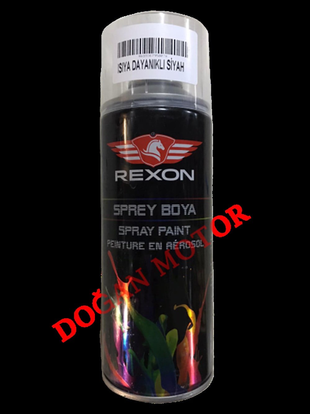 SİYAH SPREY BOYA YANMAZ 800 DERECE DAYANIKLI