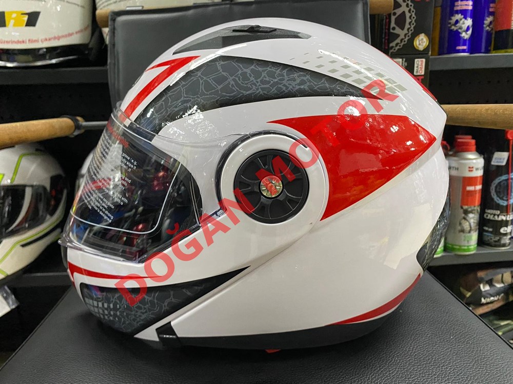 VCAN KASK ÇENEDEN AÇILIR VİZÖRLÜ