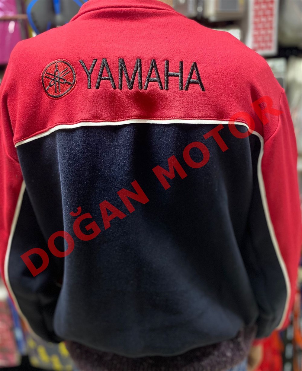 YAMAHA POLAR CEKET KIRMIZI  mont 
