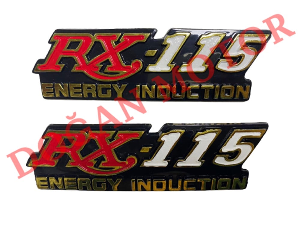 YAMAHA RX115 YAN KAPAK YAZISI ORJİNAL