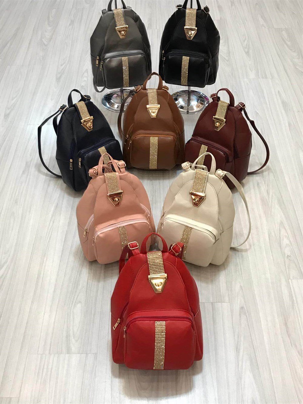 Mini Taşlı Kilit Sırt