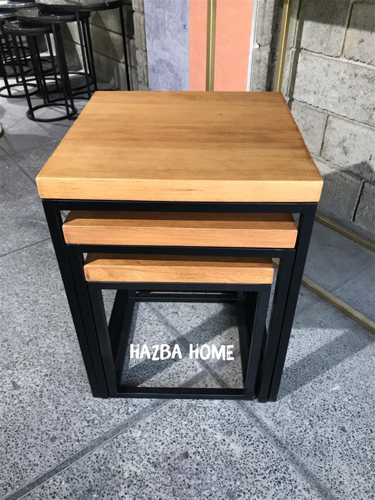 3'lü Zigon Sehpa Set