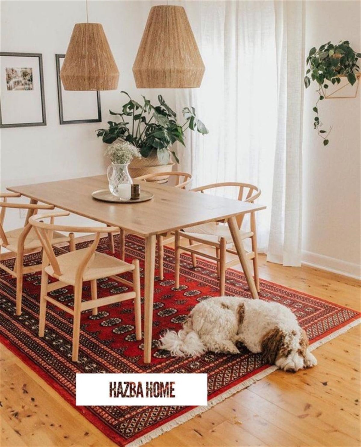 4'lü Wishbone Masa Seti