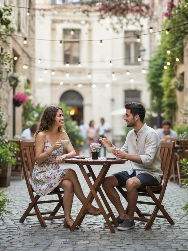 West Balkon Çay Oturma Seti (3 Parça)