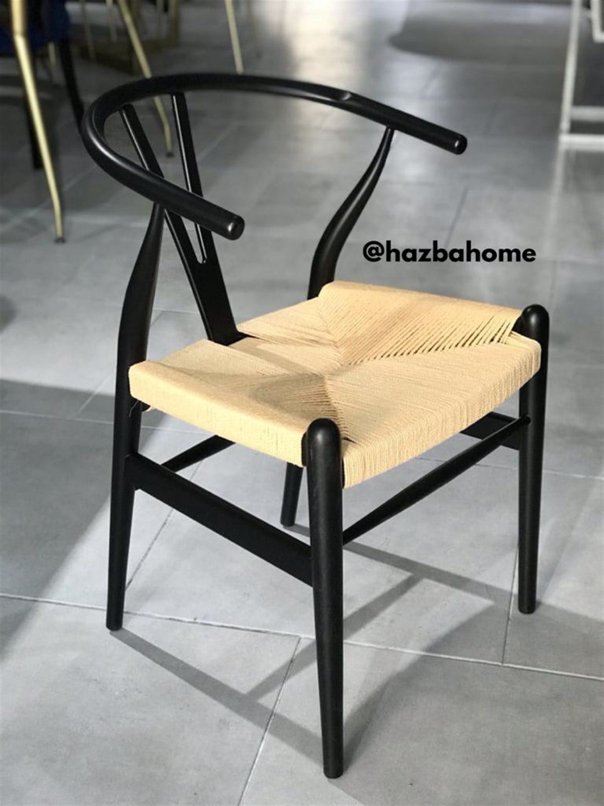 WISHBONE SANDALYE SİYAH