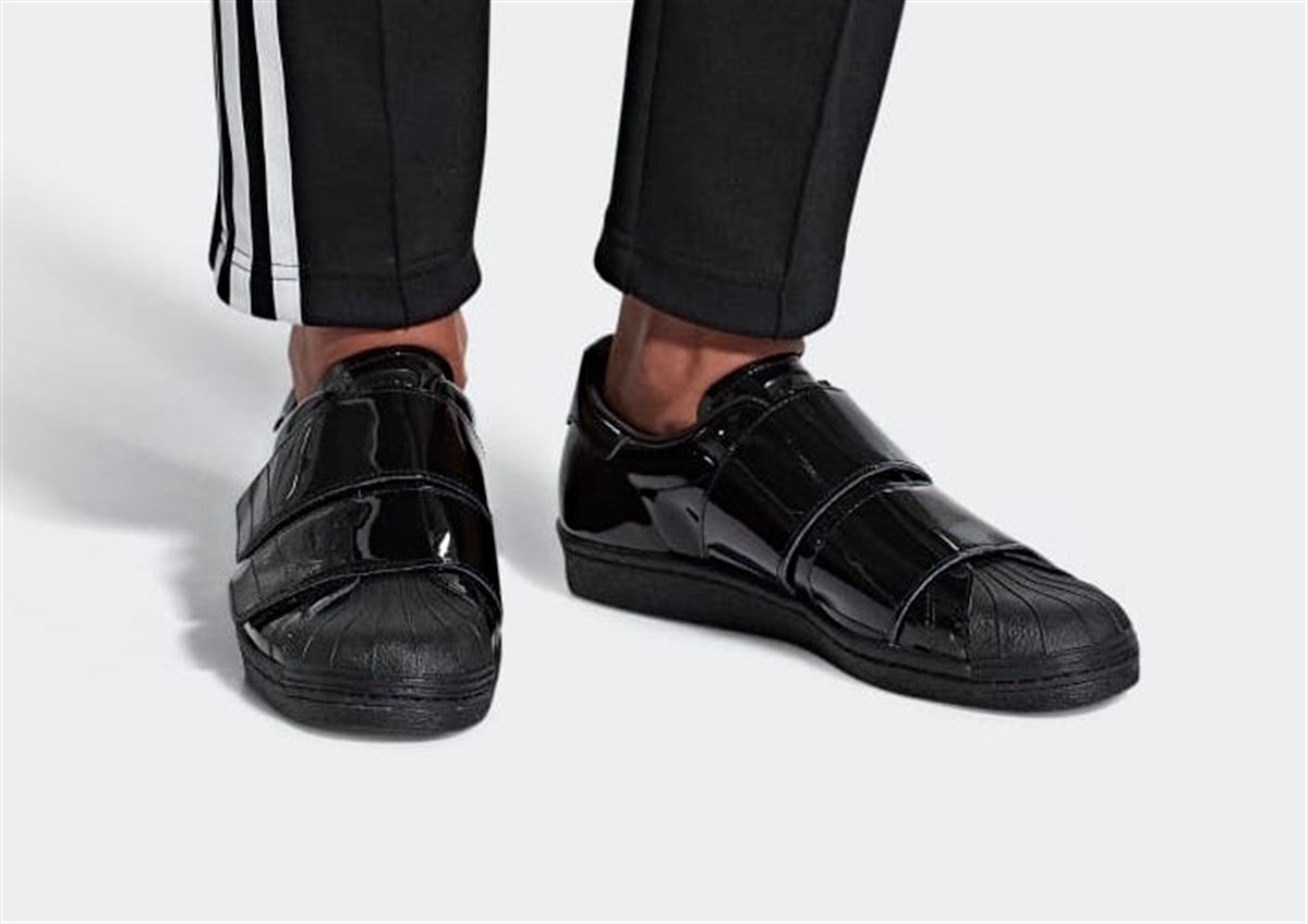 Adidas Superstar 80s CF Siyah Rugan Çift Bant Bayan Spor Ayakkabı B28046