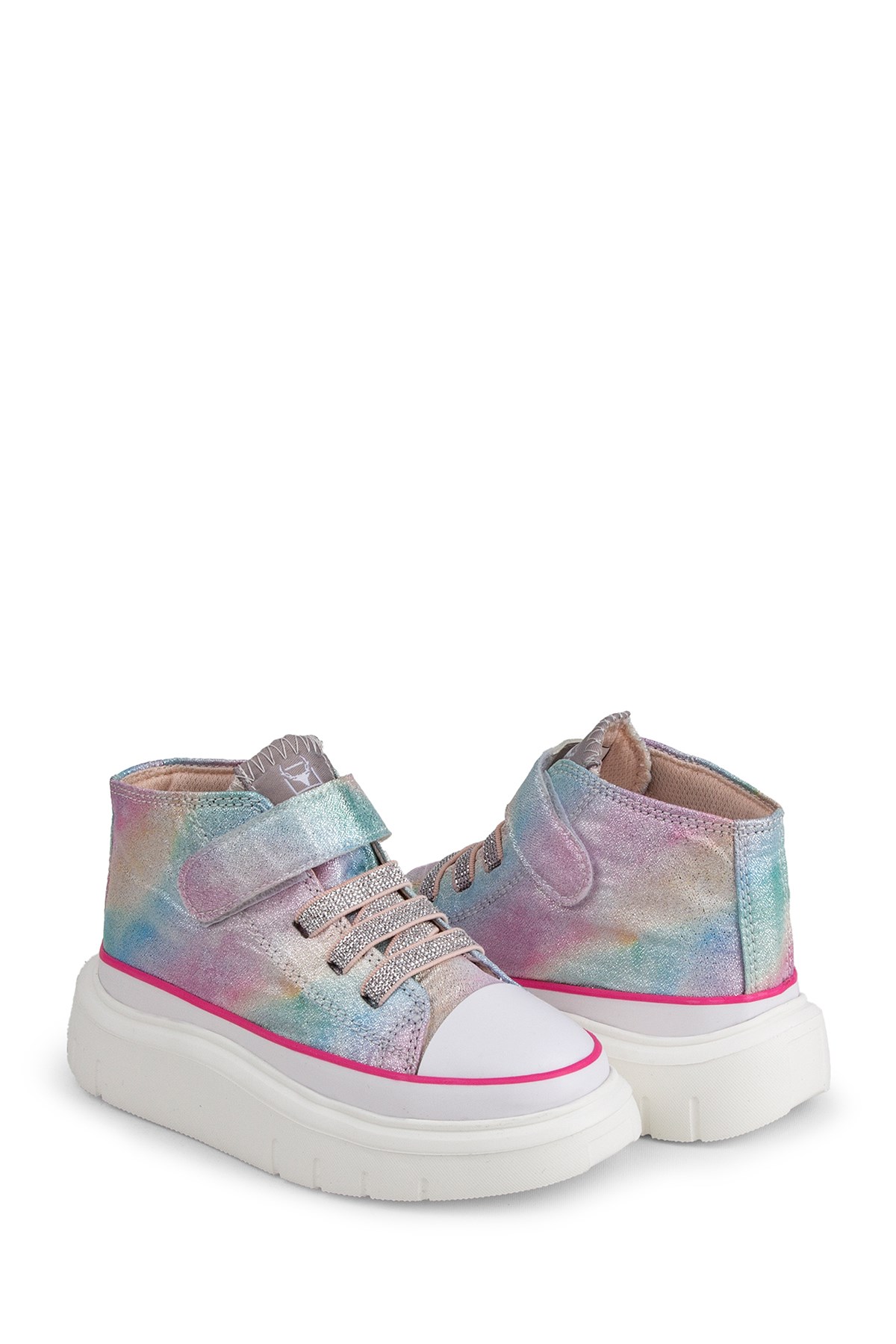 BUCKHEAD 4490 Axel Rainbow Glitter Çocuk Spor Ayakkabı Buck4490-BH239