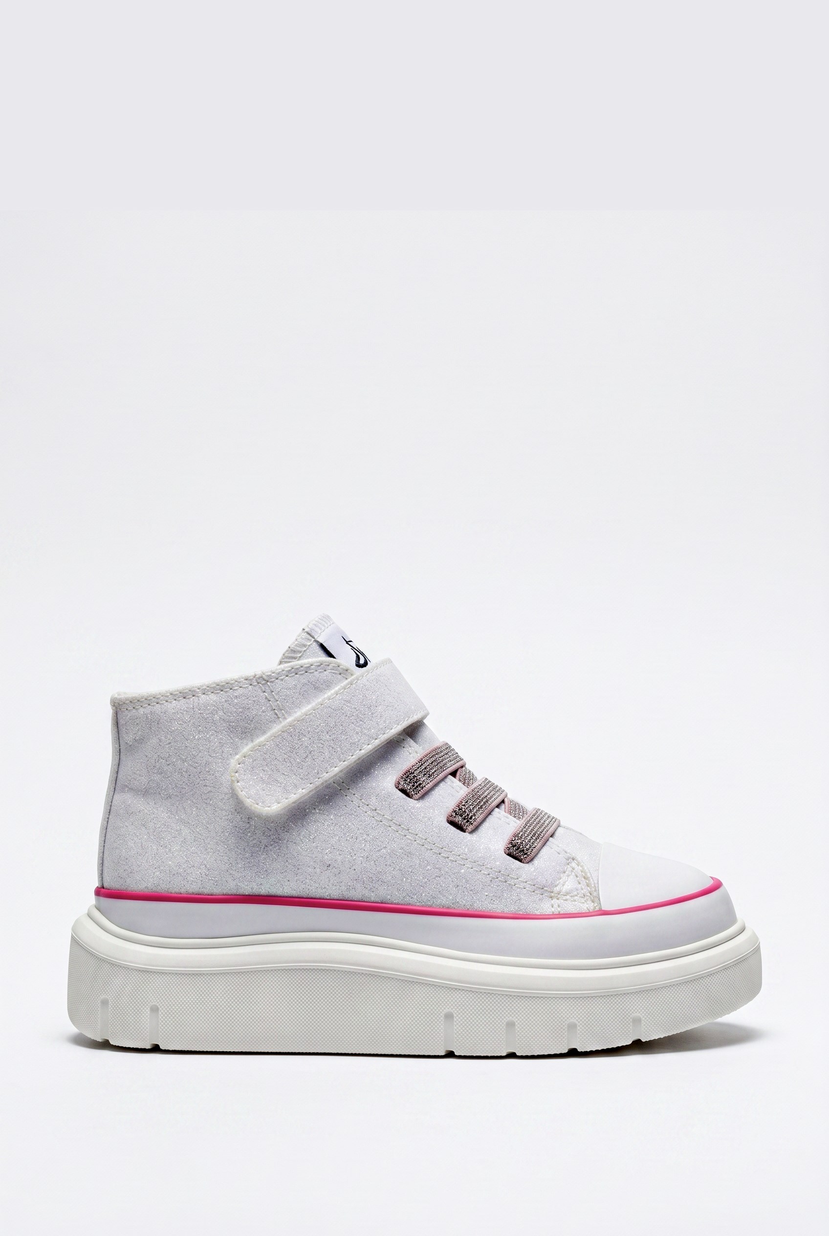 BUCKHEAD 4490 Axel White Glitter Çocuk Spor Ayakkabı Buck4490-BH234