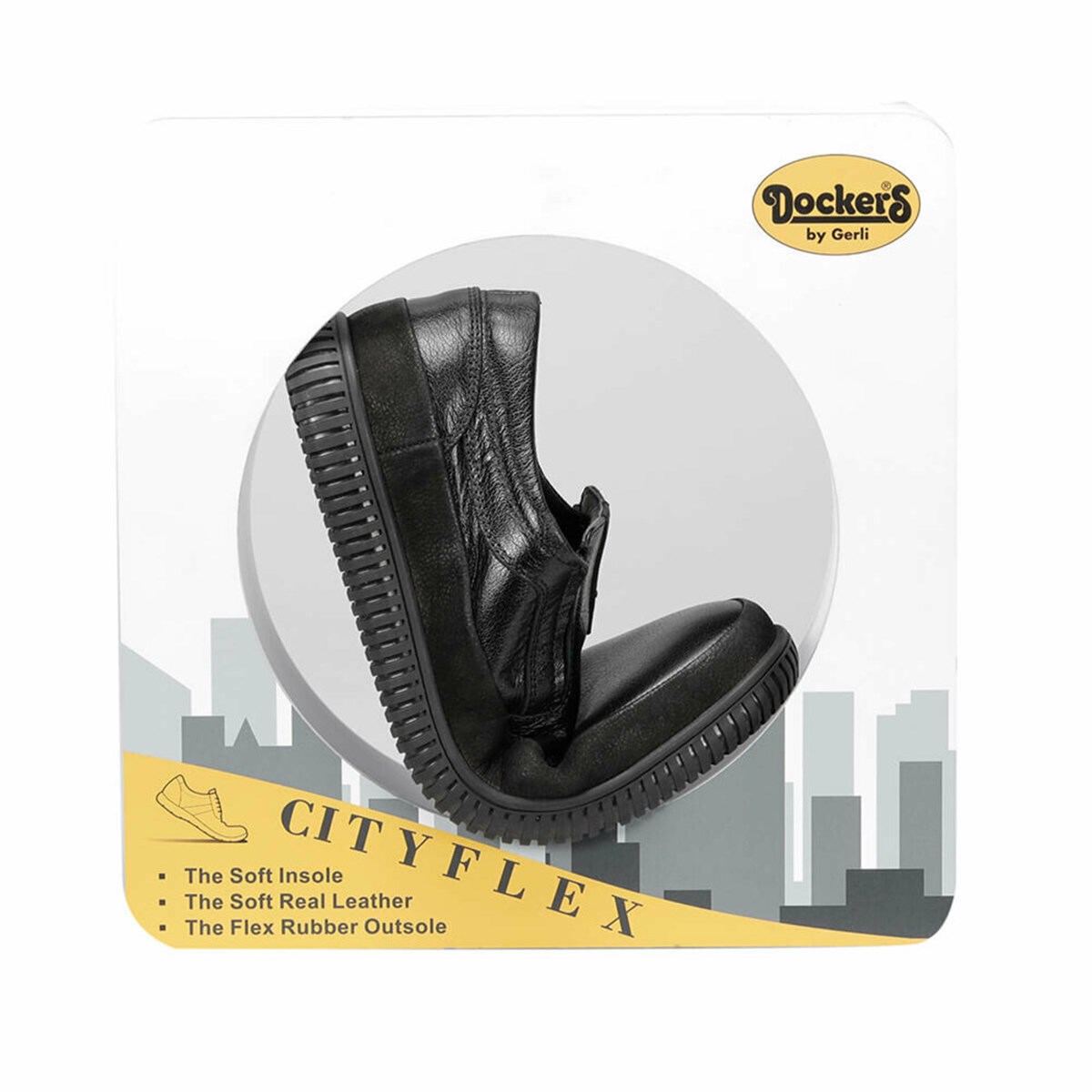 Dockers Hakiki Deri Siyah Erkek Flex Taban Ayakkabı 227091 9PR