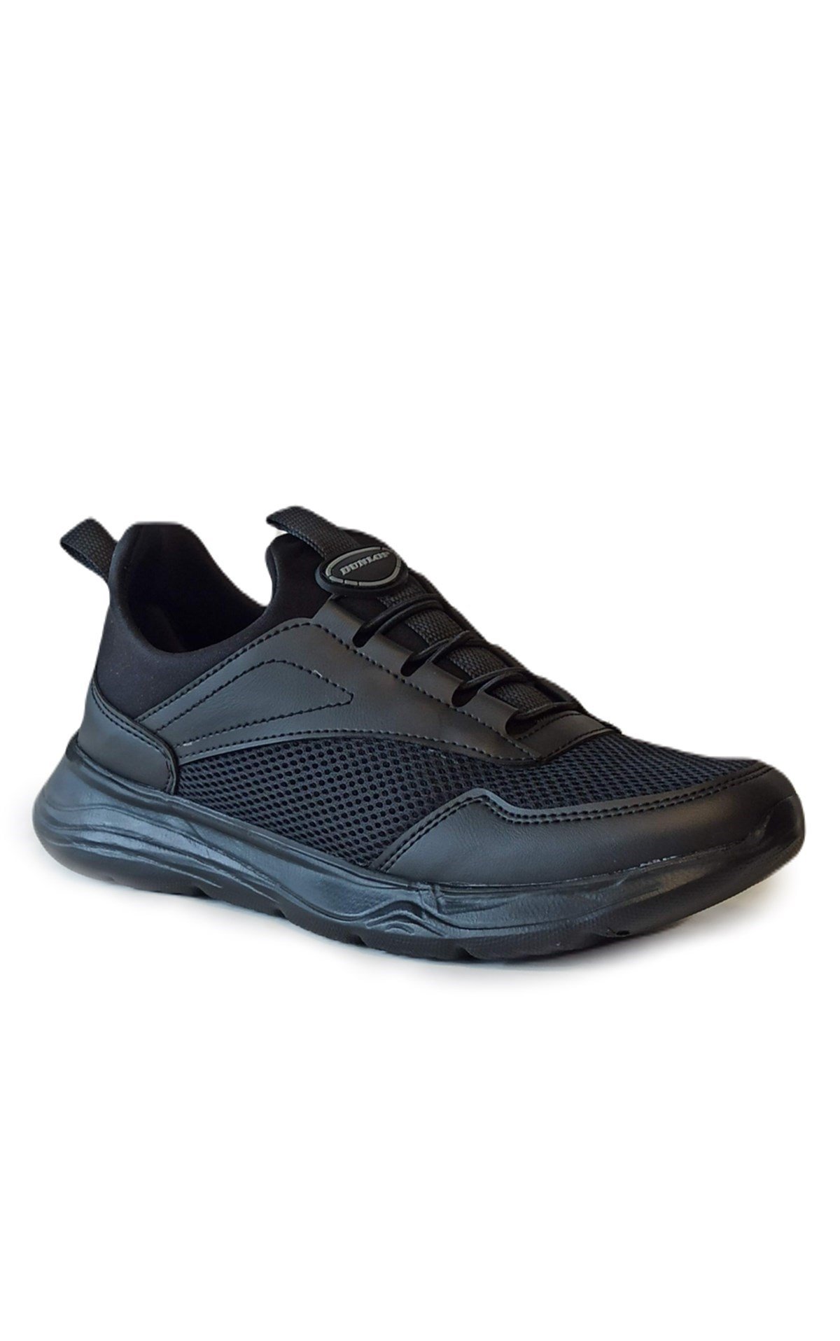 Dunlop Erkek Günlük Yürüyüş Spor Ayakkabı 1706 Full Siyah v1