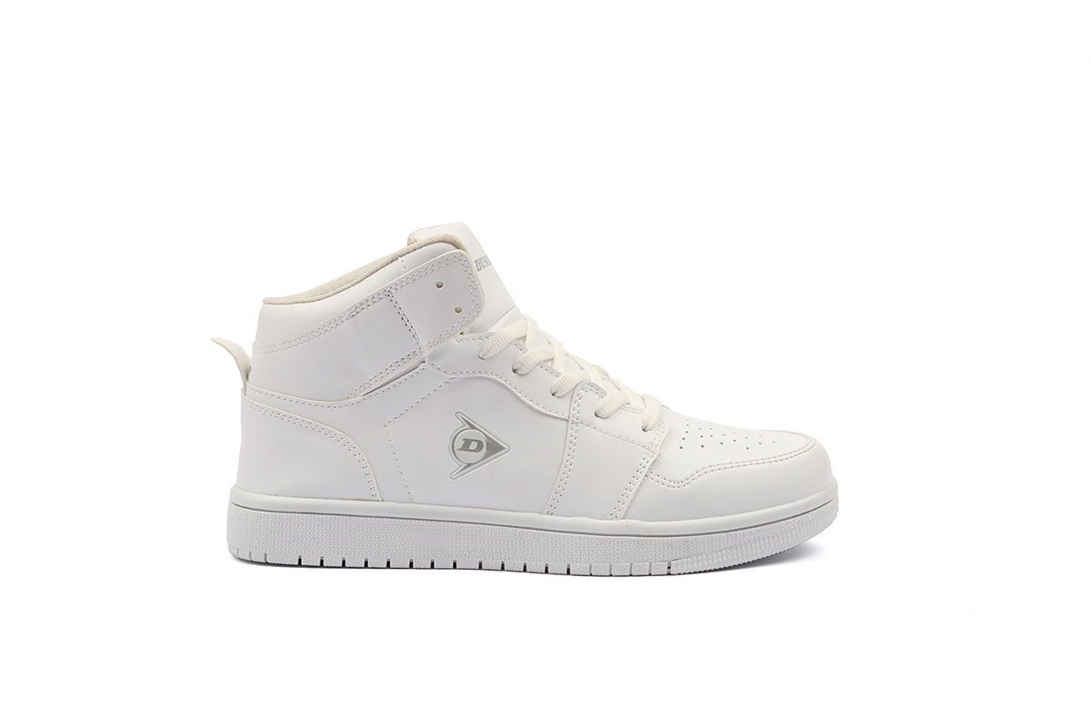 Dunlop Erkek Mid Boğazlı Sneaker Günlük Spor Ayakkabı 1839 Beyaz v4