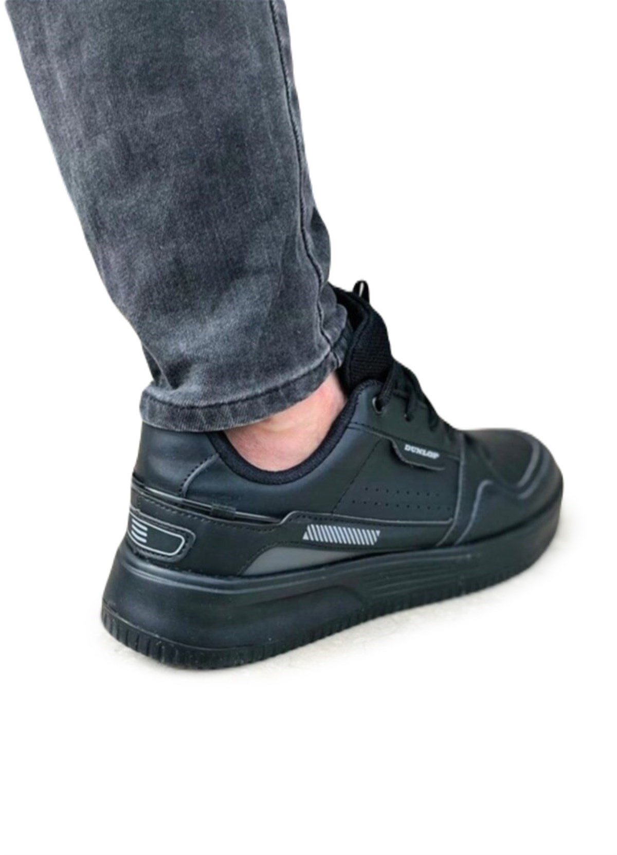 Dunlop Erkek Sneaker Günlük Spor Ayakkabı 1769 Full Siyah v1