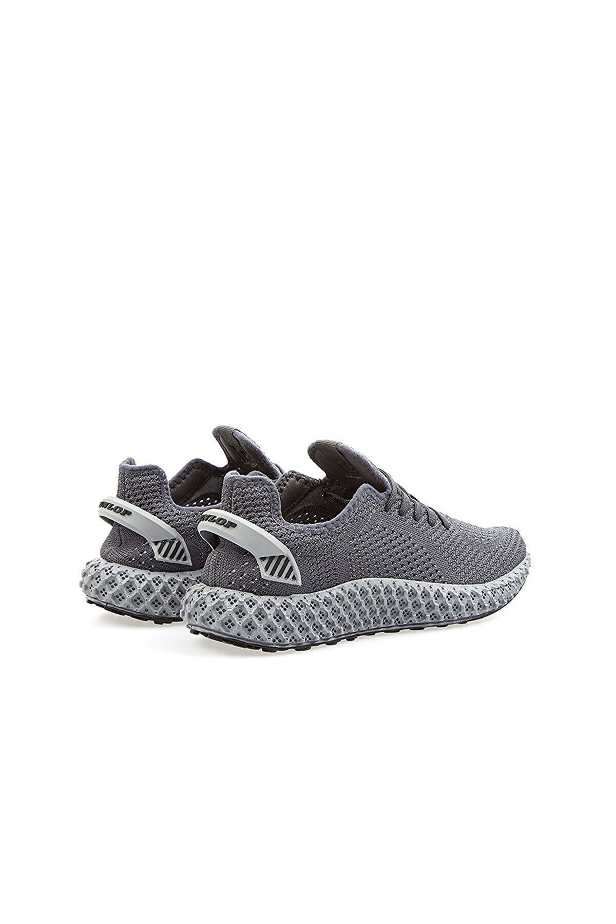 Dunlop Erkek Sneaker Günlük Triko Spor Ayakkabı 1020 Füme v1