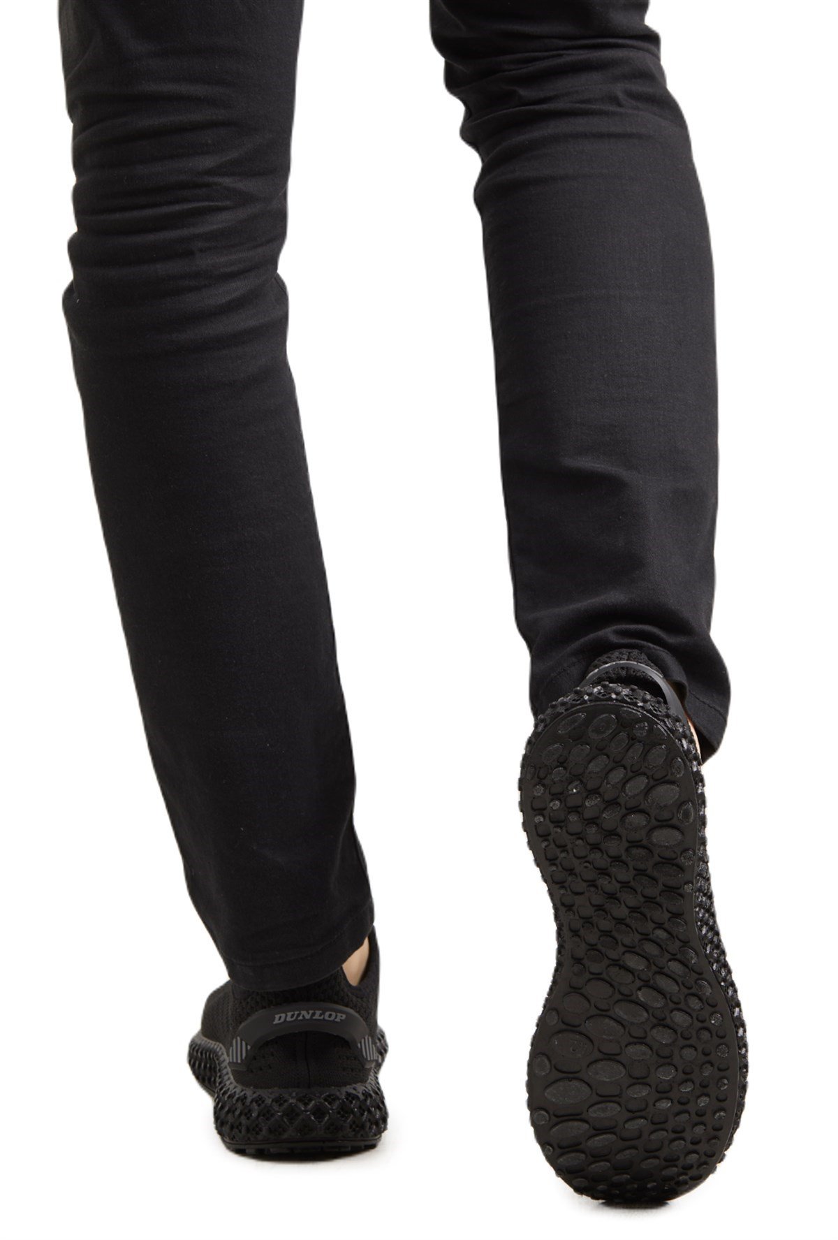 Dunlop Erkek Sneaker Günlük Triko Spor Ayakkabı 1020 Siyah v1