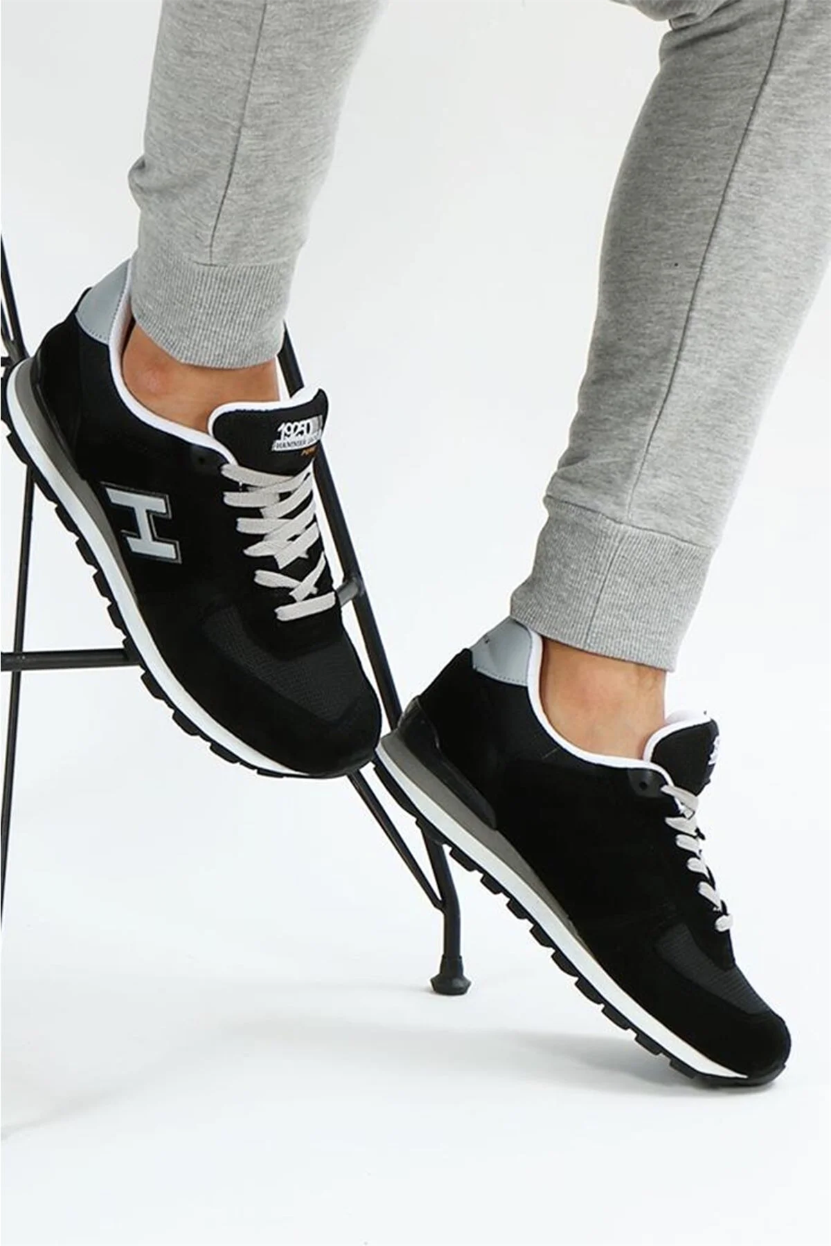 Hammer Jack Peru Siyah Gri Erkek Sneaker Ayakkabı v1